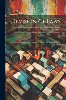Couverture_Revision Of Laws