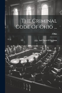 Couverture_The Criminal Code Of Ohio ...