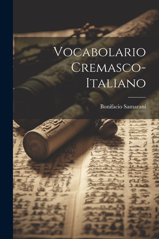 Front cover_Vocabolario Cremasco-italiano