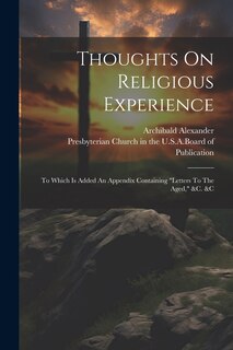 Front cover_Thoughts On Religious Experience