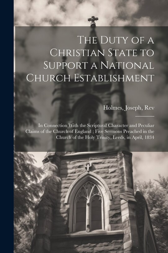 Couverture_The Duty of a Christian State to Support a National Church Establishment