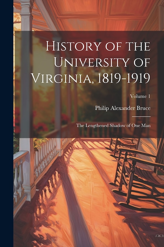 Couverture_History of the University of Virginia, 1819-1919