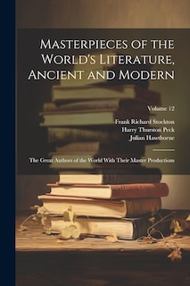 Couverture_Masterpieces of the World's Literature, Ancient and Modern