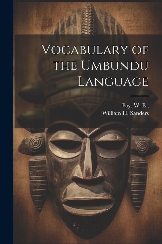 Front cover_Vocabulary of the Umbundu Language