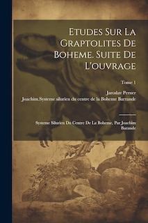 Front cover_Etudes sur la graptolites de Boheme. Suite de l'ouvrage
