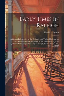 Front cover_Early Times in Raleigh