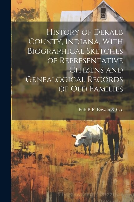 Front cover_History of Dekalb County, Indiana, With Biographical Sketches of Representative Citizens and Genealogical Records of Old Families