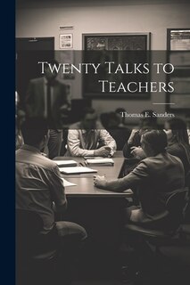 Couverture_Twenty Talks to Teachers
