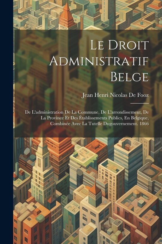 Front cover_Le Droit Administratif Belge