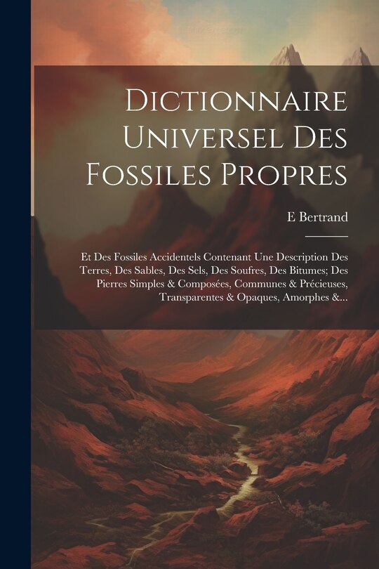 Couverture_Dictionnaire Universel Des Fossiles Propres