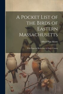 Couverture_A Pocket List of the Birds of Eastern Massachusetts