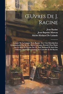 Front cover_OEuvres De J. Racine