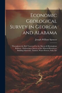 Couverture_Economic Geological Survey in Georgia and Alabama