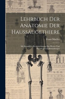 Couverture_Lehrbuch Der Anatomie Der Haussäugethiere