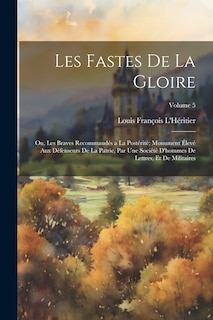 Couverture_Les Fastes De La Gloire