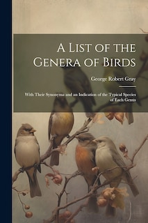 Couverture_A List of the Genera of Birds