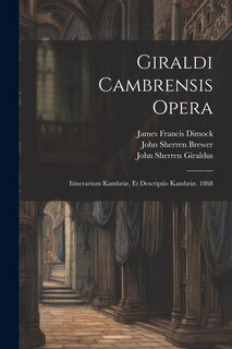 Front cover_Giraldi Cambrensis Opera