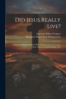 Couverture_Did Jesus Really Live?