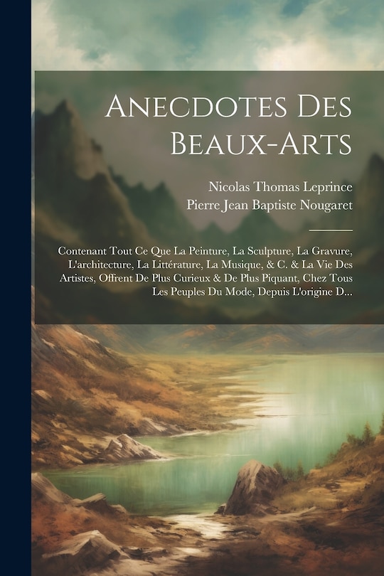Couverture_Anecdotes Des Beaux-Arts