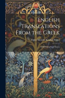 Front cover_English Translations From the Greek