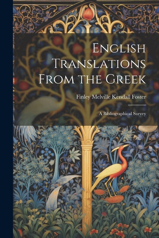 Front cover_English Translations From the Greek