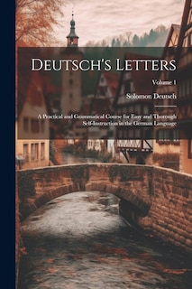 Front cover_Deutsch's Letters
