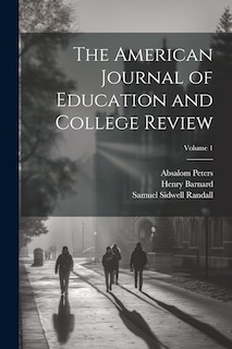 Front cover_The American Journal of Education and College Review; Volume 1