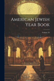 Front cover_American Jewish Year Book; Volume 16