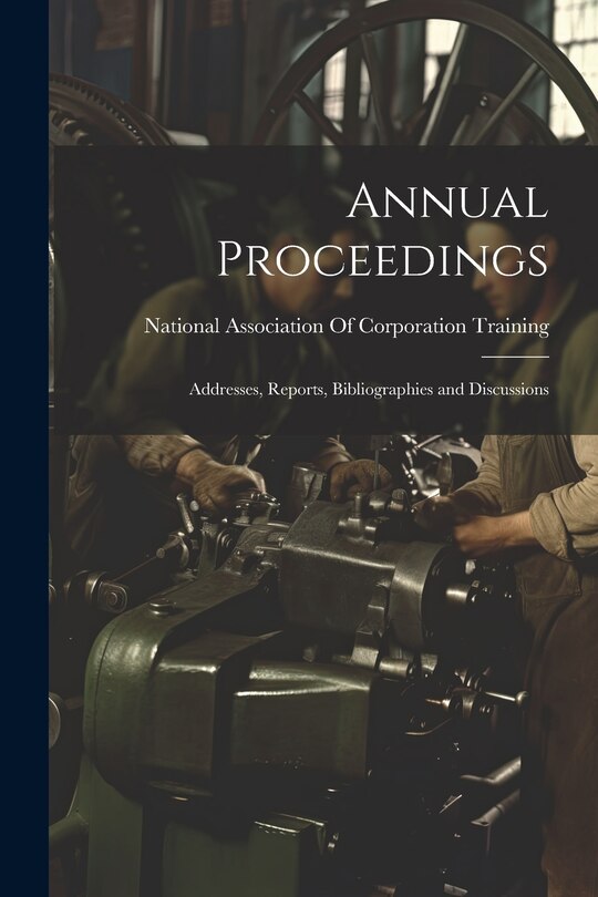 Couverture_Annual Proceedings