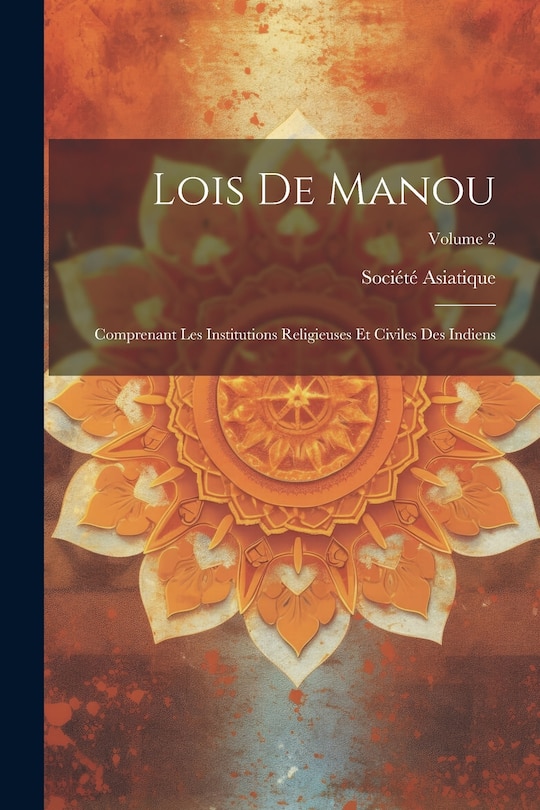 Couverture_Lois De Manou