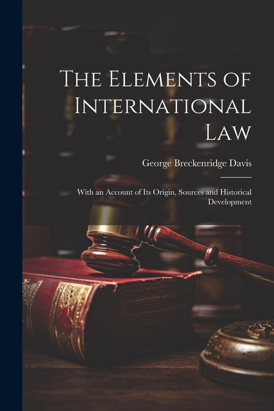 Couverture_The Elements of International Law
