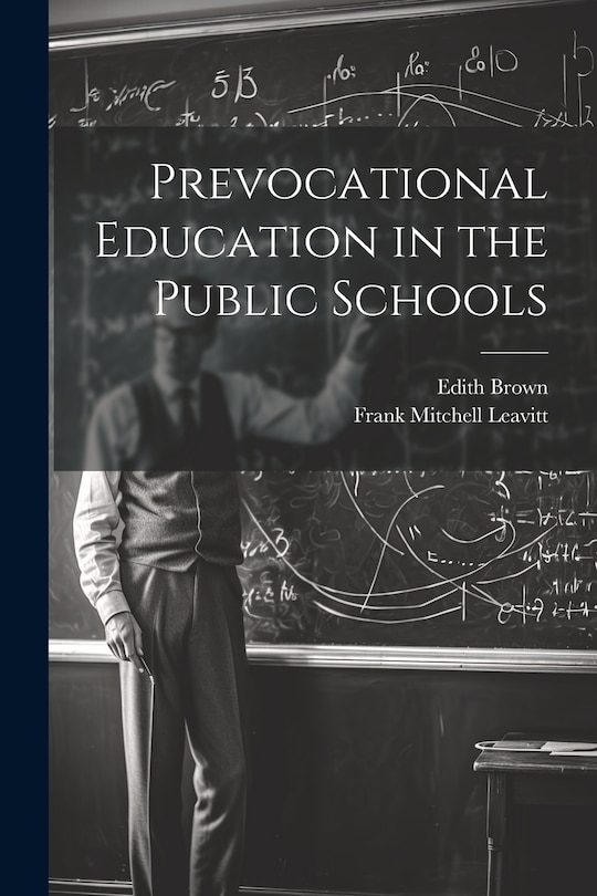 Front cover_Prevocational Education in the Public Schools