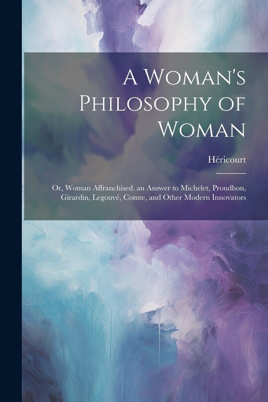Couverture_A Woman's Philosophy of Woman