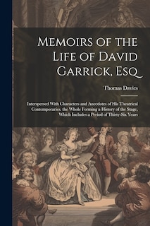 Front cover_Memoirs of the Life of David Garrick, Esq