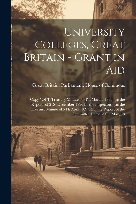 Couverture_University Colleges, Great Britain - Grant in Aid