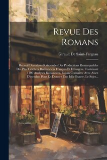 Front cover_Revue Des Romans