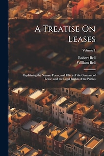 Front cover_A Treatise On Leases