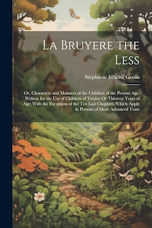 Front cover_La Bruyere the Less