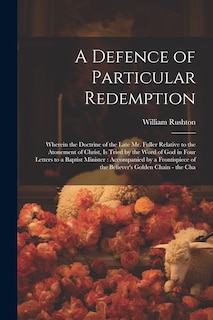 Couverture_A Defence of Particular Redemption