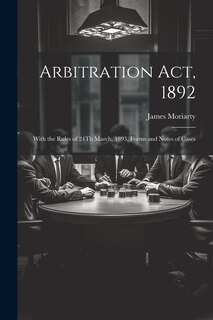Front cover_Arbitration Act, 1892