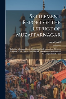 Couverture_Settlement Report of the District of Muzaffarnagar
