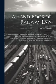 Front cover_A Hand-Book of Railway Law