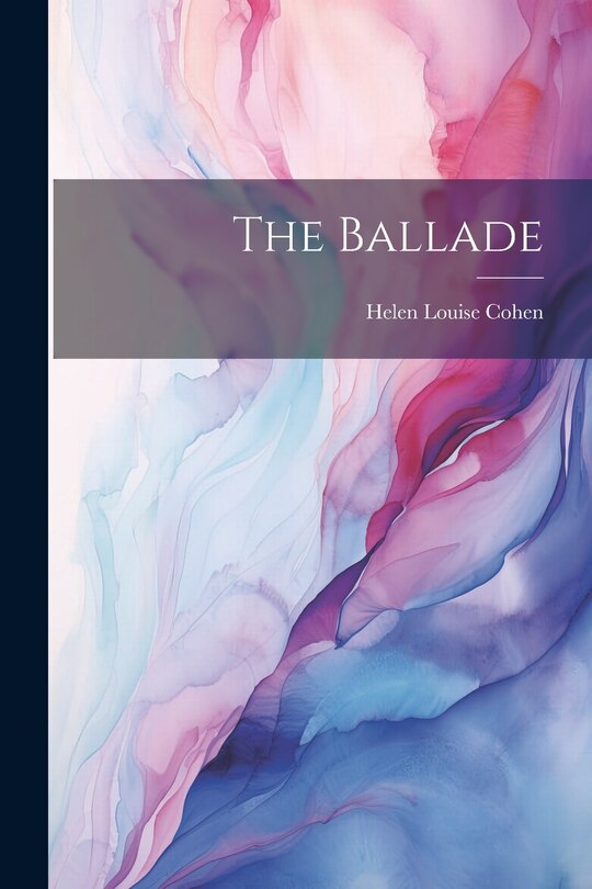 Front cover_The Ballade