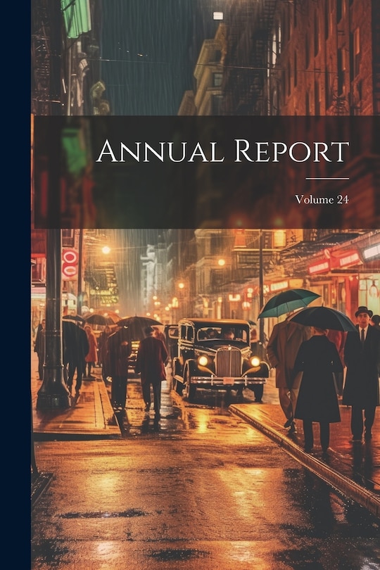Front cover_Annual Report; Volume 24