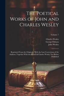 Front cover_The Poetical Works of John and Charles Wesley