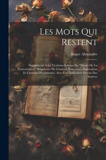 Front cover_Les Mots Qui Restent