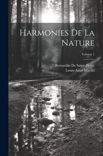 Front cover_Harmonies De La Nature; Volume 1