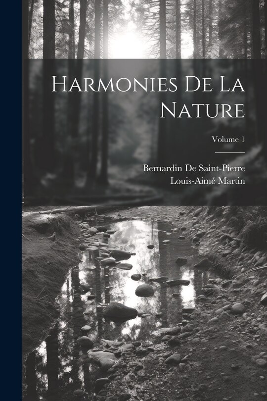 Front cover_Harmonies De La Nature; Volume 1
