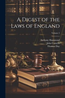 Front cover_A Digest of the Laws of England; Volume 2