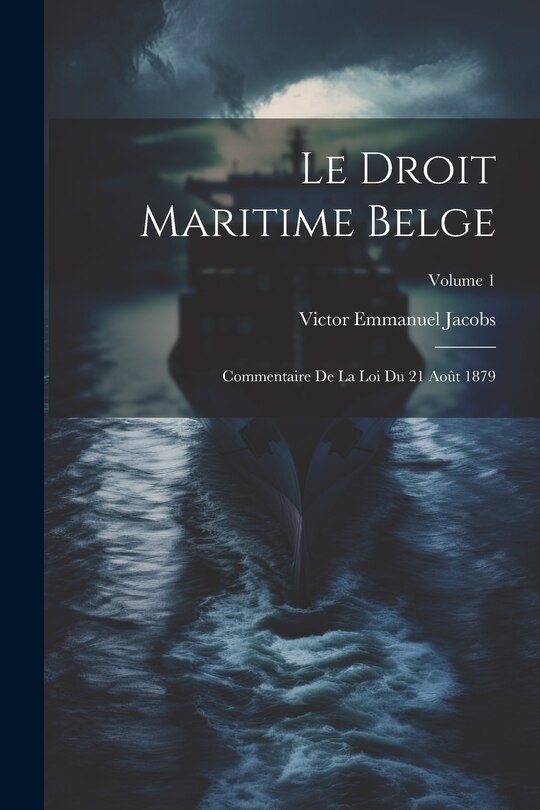 Couverture_Le Droit Maritime Belge